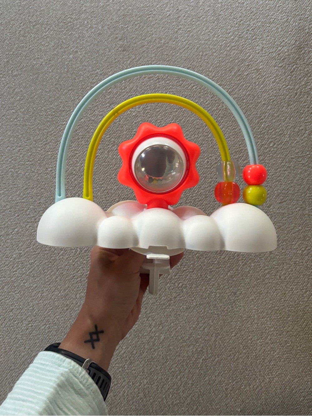 Skip Hop Rainbow Bead Toy Silver Lining Cloud 3-Stage Activity Replacement Part